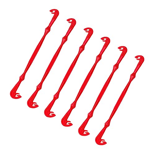 Loop Tyer - Hook Loop Tyer for Fishing - Plastic Fishing Line Knot Tying Tool - color: Red