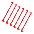 Loop Tyer - Hook Loop Tyer for Fishing - Plastic Fishing Line Knot Tying Tool - color: Red