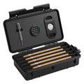 Cigar Humidor, ClGCRAFT Travel Cigar Humidor Box- Portable Cigar Case with Humidifier Disc, Waterproof, Essential Airtight Travel Humidor Kit for Cigar Aficionados (Holds up to 5 Cigars) - size: Holds up to 5 Cigars