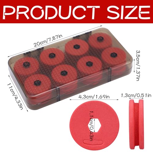 2 Sets Fishing Line Foam Spools & Board 16-Slot Fishing Line Storage Organizer Box ABS Spool Holder for Boat Sea Saltwater