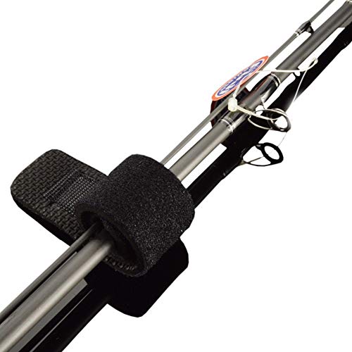 CYSKY Fishing Rods Belt Stretchy Rod Straps Fishing Tackle Ties Cable Fishing Rod Holders Fit for Casting Rods, Spinning Rods and Fly Rods (5 Color, 10 pcs)