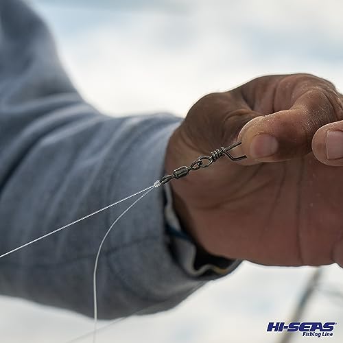HI-SEAS 100% FLUOROCARBON Fishing LINE Leader - Clear Invisible Leader UNDETECTABLE to Fish, Fast Sinking 6LB-400LB - style: 0.017 in / 0.42 Mm, 20 Lb, 50 Yd