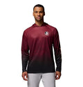 Columbia Men's Collegiate Super Terminal Tackle Hoodie - color: Fsu - Cabernet/Black, size: Small
