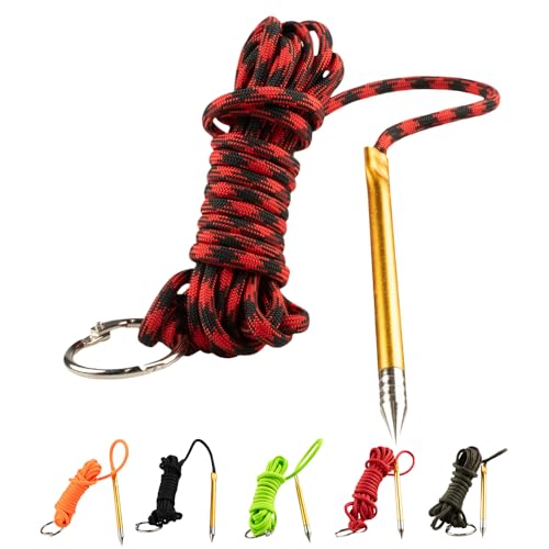 Fish Stringers – 10- & 20-Foot Lengths – 30+ Colors to Choose from! - color: Black Widow, size: 20 feet