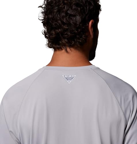 Columbia Men's Collegiate Terminal Tackle Long Sleeve Shirt - color: Uga - Columbia Grey, size: Small