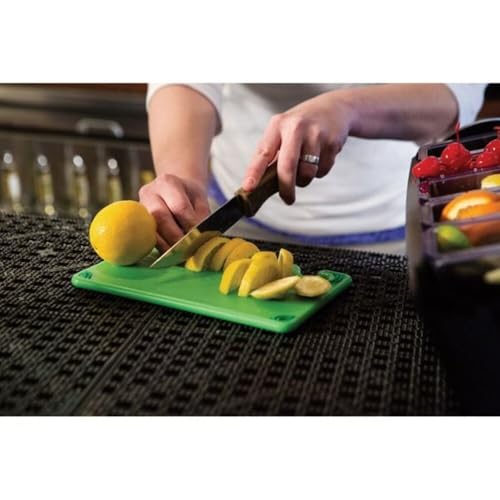 San Jamar Cutting Board,6x9,Green CBG6938GN - 1 Each - color: Green