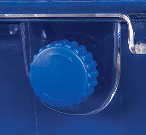 Flambeau Outdoors 402HD HD Tuff Box 400 with Zerust Anti-Corrosion Liner, Dry Box Storage, Medium, Blue/Clear - size: Medium
