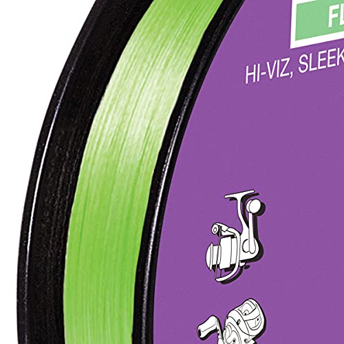 Seaguar Smackdown High Visibility Braided Fishing Line, Flash Green, Multiple Sizes - size: 15lbs/300yds