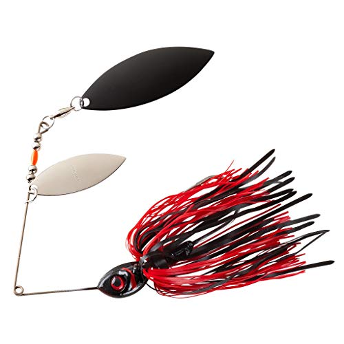 BOOYAH Pikee Spinner-Bait Fishing Lure for Pike and Musky, 1/2 Ounce - color: Red Craw