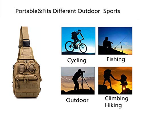 Tactical Backpack Outdoor Shoulder Bag Satchel Sling Chest Packs Daypacks