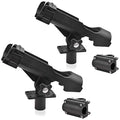 Fishing Rod Holders for Boat Adjustable Fishing Pole Holder with Large Clamp Folding Rod Racks Holder - color: 2pcs #4 Multi-Positional Mounting