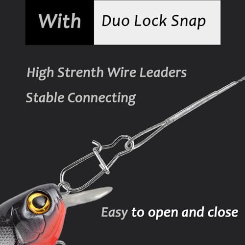 AMYSPORTS Stainless Steel Fishing Leader Saltwater Stainless Rigs Fishing Leader Lure Heavy Wire Fishing Leaders Steel White Nickel - size: #2 (11.8in-50lb) 20pcs