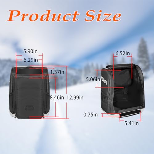 780015-1 Compatible with Humminbird ICE Flashers ICE 35, ICE 45, ICE 55 Models, CC ICE Fishing Flasher Soft Sided Carrying Case Storage Travel Bag for Portable GPS Navigators