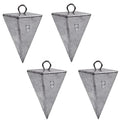 Pyramid Sinkers Fishing Weights Saltwater Pyramid Weights for Surf Fishing Gear Tackle 1oz 2oz 3oz 4oz 5oz 6oz 8oz - style: 8 Ounce, 4 Pack