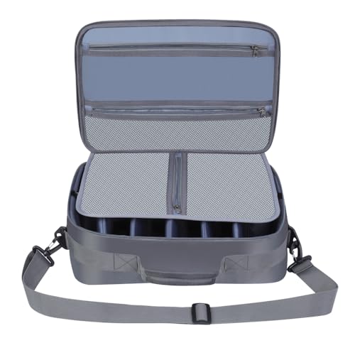 Raprance Fly Fishing Reel Case ，Customizable Dividers Shockproof Storage Box，Portable Travel Storage with Protection, Blue