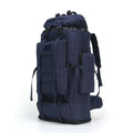 Hiking Backpack for Men 70L/100L Camping Backpack Military Rucksack Molle 3 Days Assault Pack for Climbing | Camping Backpack - color: 100l-navy