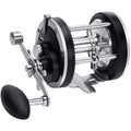 Sea Fishing Reel 44-66 LB Max Drag Saltwater Round Conventional Trolling Reel Aluminum CNC 2.8:1/4.4:1 Gear Ratio 5+1/7+1 Bearings for Tuna Salmon Marlin - color: Black-Right Hand, size: SL600