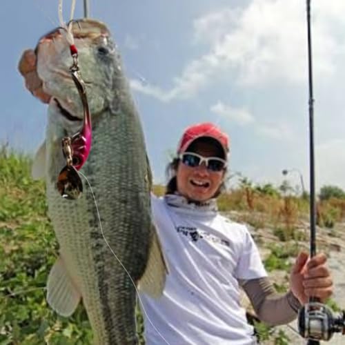 Fishing Jigs Metal Fishing Spoons Lures, Blade Bait Spinner Long Casting Jigging Spoon Lure Vertical Hard Swimbait for Walleye Bass Trout Freshwater & Saltwater