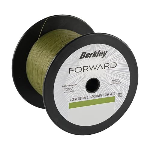 Berkley Forward Braid Fishing Line - color: Low-Vis Green, size: 10 lb - 1500 yd