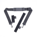 Black Fishing Rod Holder Belt Rod Carrier Strap Sling Shoulder Belt Fishing Rod Carry Strap Nylon Adjustable Length to 55 Inch Fishing Poles Holder Strap Rod Shoulder Belt Tackle Carrier