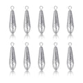 10 Pack Drop Shot Fishing Weights Kit, Drop Shot Weights, Fishing Bottom Sinkers Lead Weight for Bass Fishing Lures or Other Fish - style: 20 G / 0.71 Oz