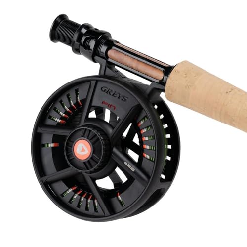 Greys Fin Fly Reel and Fishing Rod Combo - size: 8' - 5/6 Size Reel - 4wt - 4pc