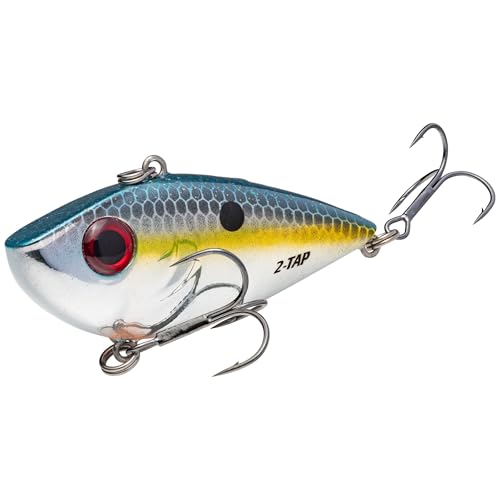 Strike King Red Eyed Shad Tungsten 2 Tap - color: Chrome Sexy Shad