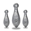 BLUEWING Bank Sinker 1LB/2LB/3LB/5LB/6LB Box Fishing Weights Saltwater Bullet Lead 1oz,2oz,3oz,5oz,8oz,10oz,12oz,16oz,32oz - style: #15 8oz, 6 Pack