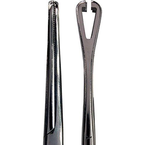 HTS 165P0 6.25" Slotted Non-Locking Pennington Forceps - size: 165P0 6.25" Slotted Non-Locking