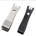 2 Pcs Fishing Line Cutter Nipper with Hook Eye Cleaner Pin Stainless Steel Scissors Cutting Tool Fishing Tool Fishing Line Cutter Nipper with Hook Eye Cleaner Pin Multi Functional Accessories