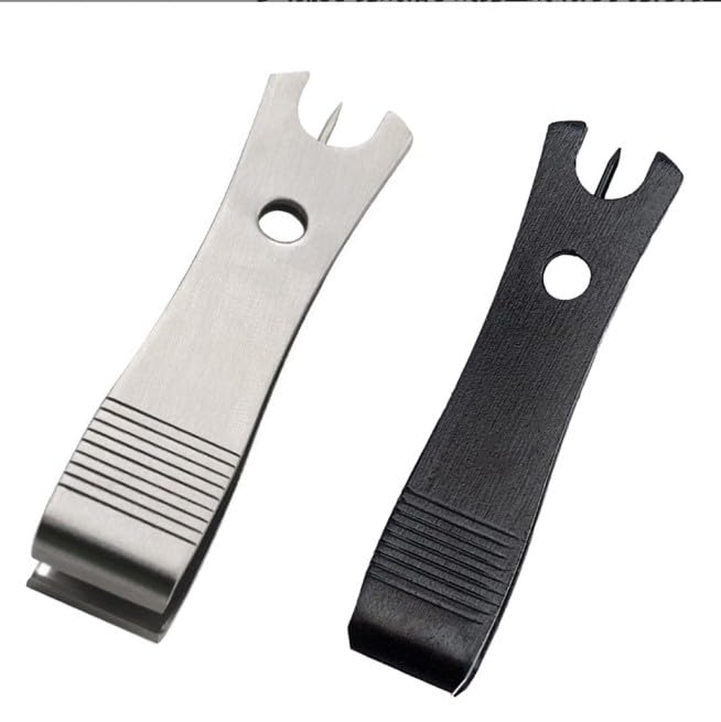 2 Pcs Fishing Line Cutter Nipper with Hook Eye Cleaner Pin Stainless Steel Scissors Cutting Tool Fishing Tool Fishing Line Cutter Nipper with Hook Eye Cleaner Pin Multi Functional Accessories