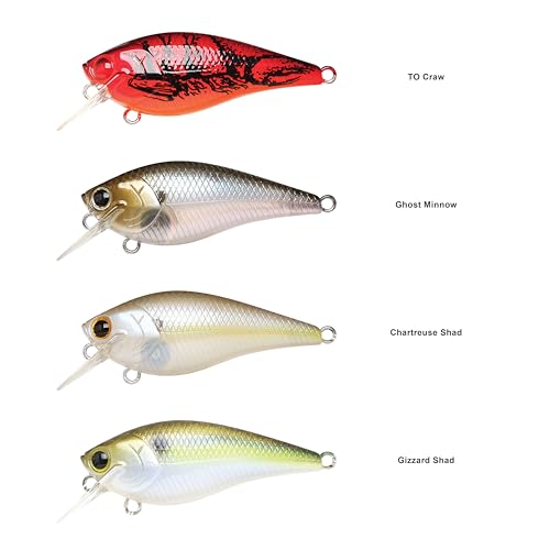 LUCKY CRAFT Fat CB BDS Magic 1.2, Crank Action Perfect Wobbling Freshwater Lake Bass Fishing Champion Bait - color: 507 All Brown Craw