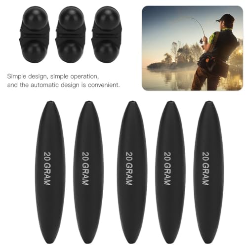 5Pcs Fishing Floats EVA Fishing Floats Slip Bobbers for Outdoors Rig Fishing Terminal Tackle Accessories