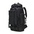 Hiking Backpack for Men 70L/100L Camping Backpack Military Rucksack Molle 3 Days Assault Pack for Climbing | Camping Backpack - color: 100l-black