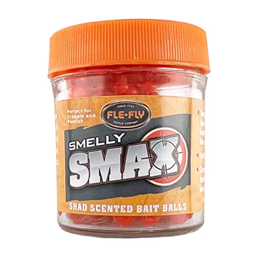 Smell Smax Scented Bait Balls/Eggs for Trout, Panfish, Salmon and More - color: Orange