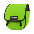 RUNCL Spinning Reel Bag – Protective Storage Pouch for Baitcasting Reels & Spinning Reels, Lightweight & Durable, Ideal for Freshwater & Saltwater Fishing Trips (Green & Black) - color: S-Green & Black