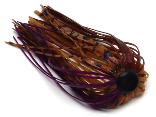 Harmony Fishing – Quick Change Umbrella Skirts for Fishing Jigs, Spinnerbaits, Buzzbaits, Lures, Baits (10 Pack) - color: PB&J