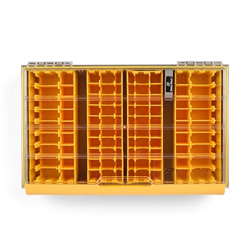 Plano Edge 3700 Lipless Box, Stores 40 Fishing Baits, with Rust-Preventive Rustrictor, Dri-Loc Watertight Seal, WaterWick, Transparent DuraView Lid, Stackable Storage for Crankbaits and More - style: 3700 Lipless