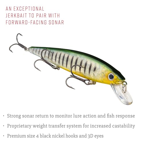 Strike King KVD Jerkbait 3 Hook - color: Phantom Perch, size: 4.75 inch (Pack of 1)