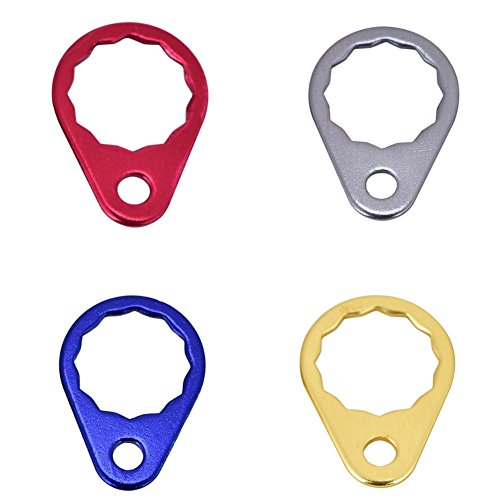 Fishing Reel Nut Covers, DIY Installation Secure Handle Locking Reel Handle Plate Covers Gold Left Hand for Anglers DIY Enthusiasts Freshwater Saltwater Fishing
