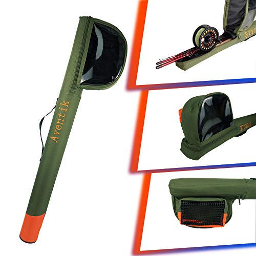 Aventik Extreme Fly Fishing Combo Kit 0/1/2/3/4/5/6 Weight Starter Fly Fishing Rod and Reel Kit Outfit with One Travel Case - style: 6'1'' Lw0/1 Fly Rod Kit