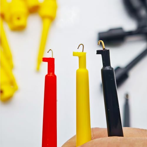24pcs Hackle Pliers for Fly Tying Plastic Fly Hook Hackle Pliers Fishing Lures test hook Or Hooks Display