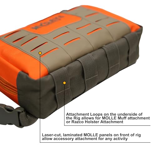 MYDAYS Chest Rig for Men, Chest Bag for Fishing, Waterfowl, Upland Game, Turkey, Tactical - color: Orange