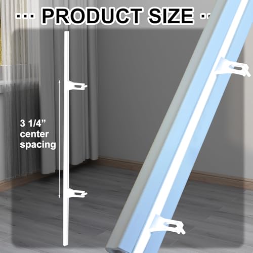 20 Pcs Shutter Repair Slider Connector Plantation Shutter Repair Kit Replacement Parts, 2 Connect 3.25" Center Spacing