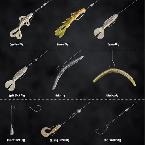 Fishing Accessories Kit, 264/423PCS Fishing Tackle Box with Hooks, Weights, Sinkers for Bass Trout, Gifts for Men,Kids - color: Fishing Accessories Kit 423Pack-Green
