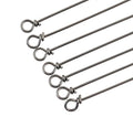 Looped Spinner Shafts - Wires - Stainless Steel - Made in USA - size: .040" 25 Shafts