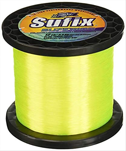 Sufix Superior Monofilament Fishing Line, 1 lb Spool - color: Yellow, style: 30