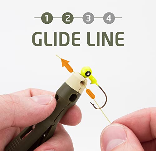Fishing Knot Tying Tool/Jig Head and Hook Eyelet Grip/Line Threader/Clipper for Shaky Hands and Poor Eyesight. Tackle Box Accessory. | Jig Head and Hook Eyelet Grip, Line Threader, Clipper, For Shaky Hands and Poor Eyesight, Tackle Box Accessory