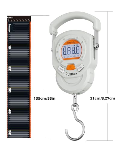 Fishing Tool Kit,53in Fish Ruler,Fishing Gear - color: Fish Ruler and Fish Scale