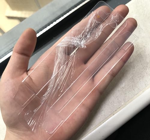 Pack of 20 Fishing Lure Tackle Clear Plastic Package PET Box for Bait Crafts